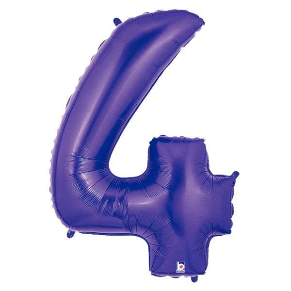 34" Megaloon Number 4 - Purple
