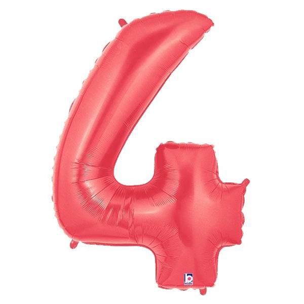 34" Megaloon Number 4 - Red