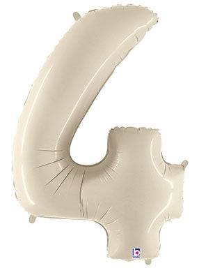 34" Megaloon Number 4 - White Sand