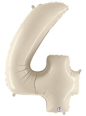 34" Megaloon Number 4 - White Sand