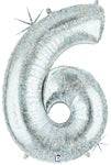 34" Megaloon Number 6 - Holographic