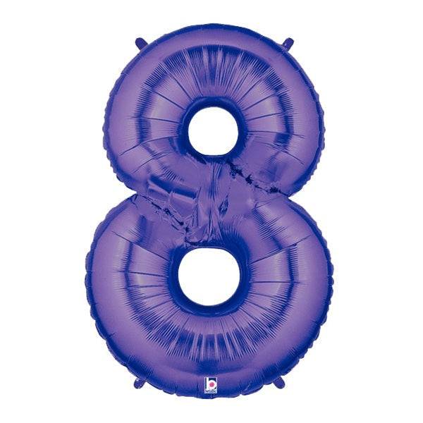 34" Megaloon Number 8 - Purple