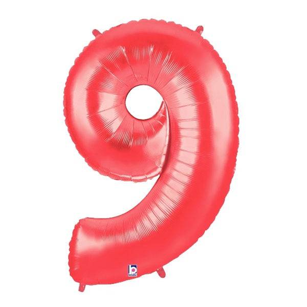 34" Megaloon Number 9 - Red