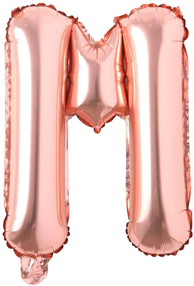 16" Balloon Letters - Rose Gold - Party America