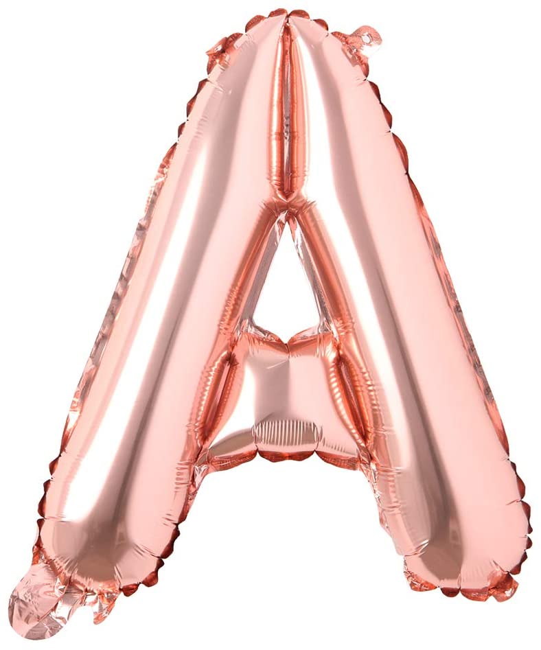 16" Balloon Letters - Rose Gold - Party America