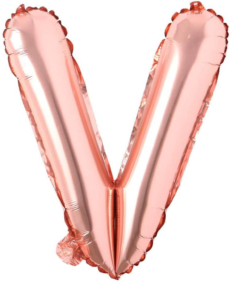 16" Balloon Letters - Rose Gold - Party America