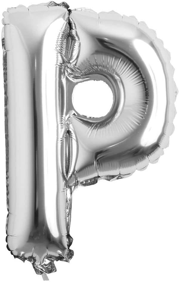 34" Balloon Letters - Silver - Party America