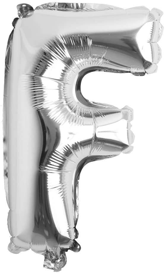34" Balloon Letters - Silver - Party America