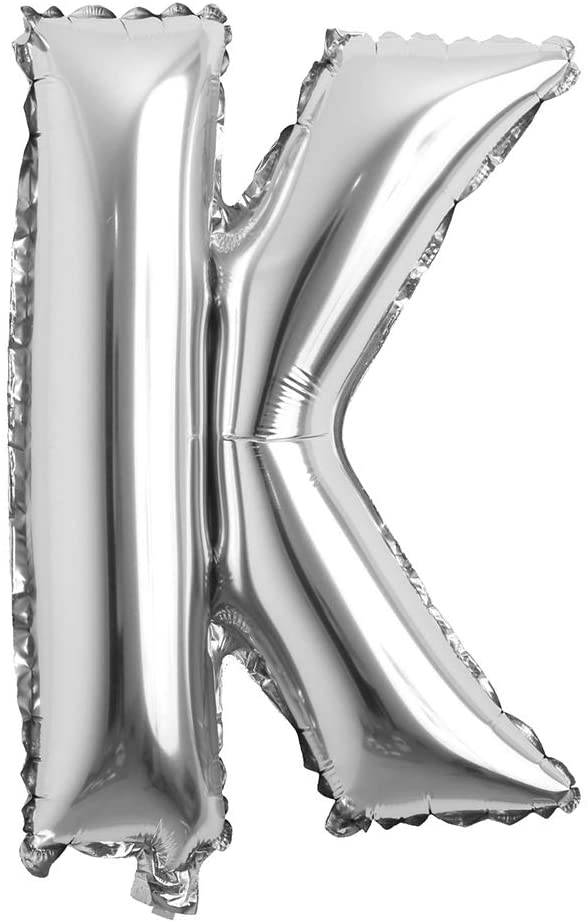 34" Balloon Letters - Silver - Party America