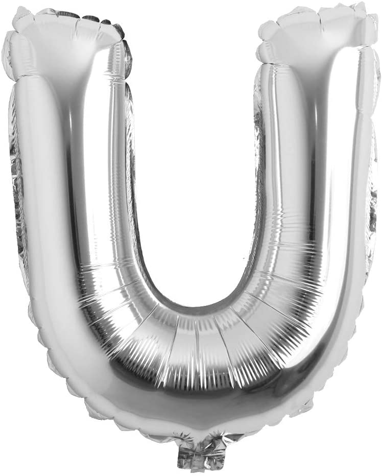 34" Balloon Letters - Silver - Party America