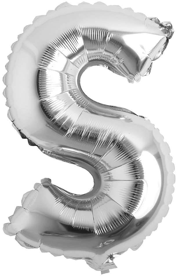 34" Balloon Letters - Silver - Party America