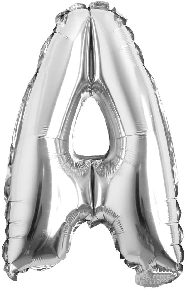 34" Balloon Letters - Silver - Party America