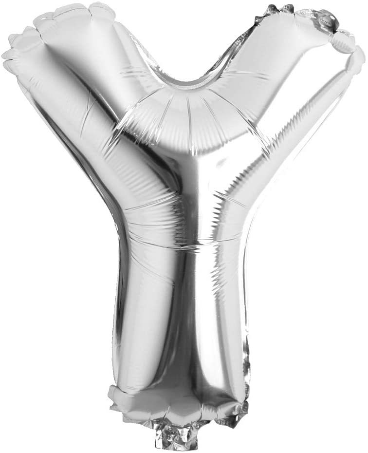 34" Balloon Letters - Silver - Party America