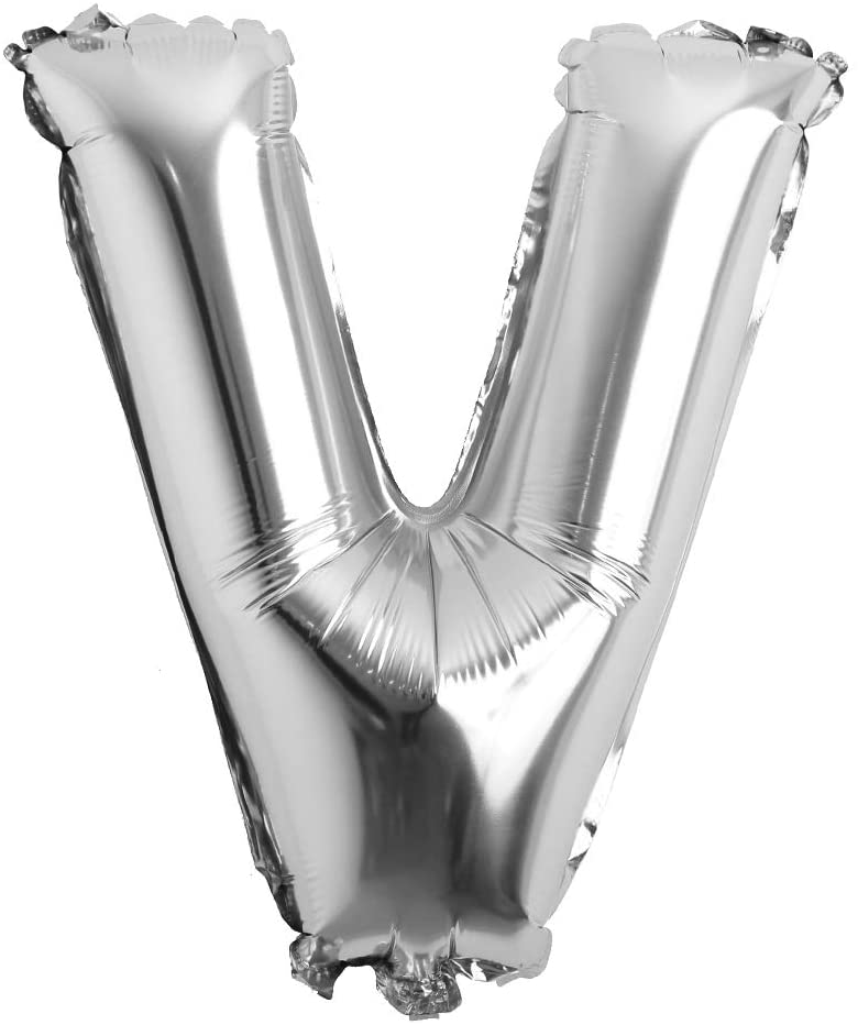 34" Balloon Letters - Silver - Party America