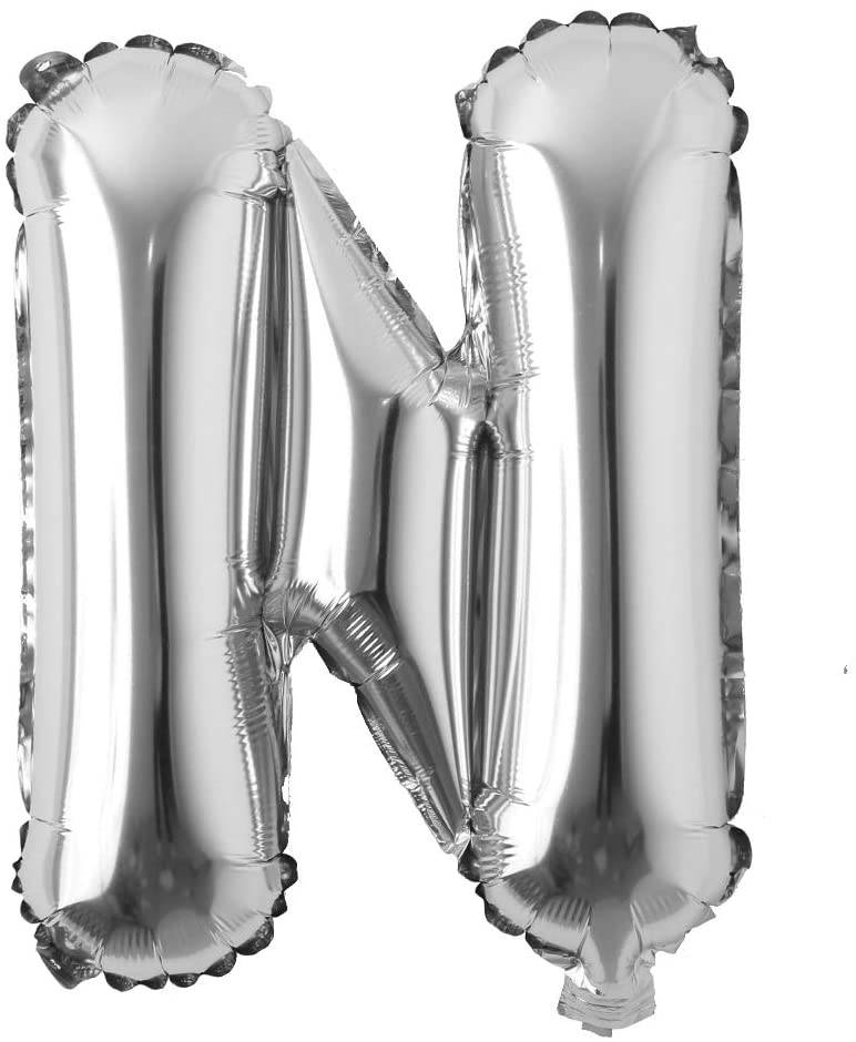 34" Balloon Letters - Silver - Party America