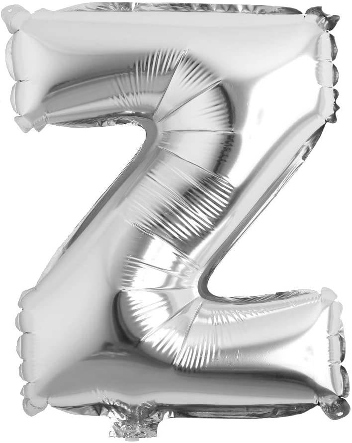 34" Balloon Letters - Silver - Party America