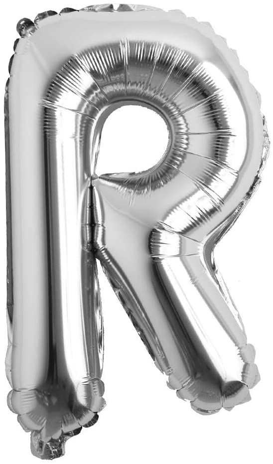34" Balloon Letters - Silver - Party America