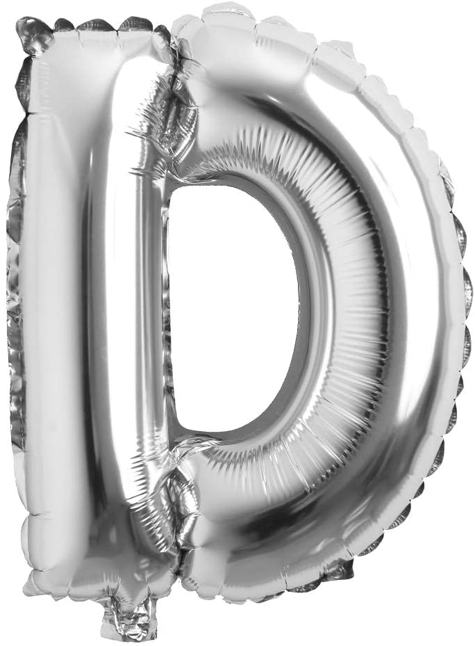 34" Balloon Letters - Silver - Party America