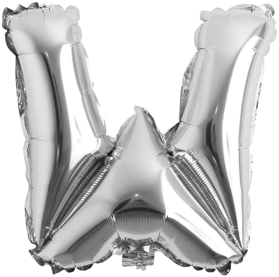 34" Balloon Letters - Silver - Party America
