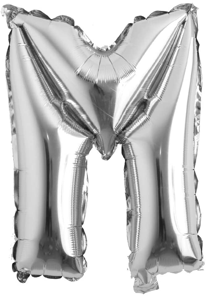 34" Balloon Letters - Silver - Party America