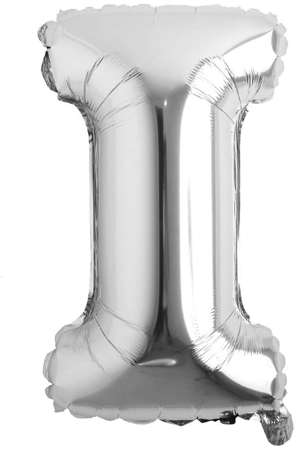 34" Balloon Letters - Silver - Party America