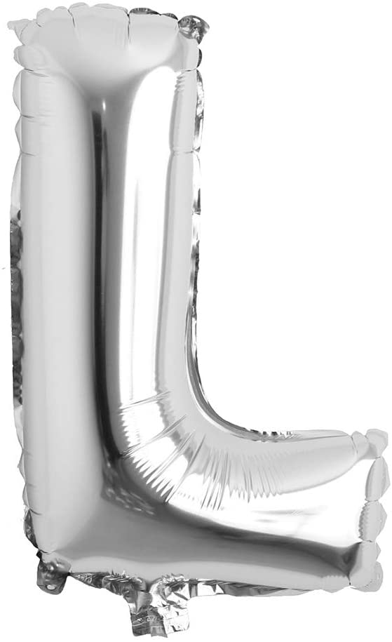 34" Balloon Letters - Silver - Party America