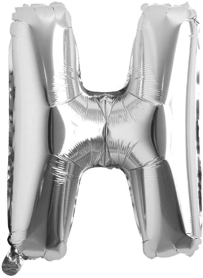 34" Balloon Letters - Silver - Party America