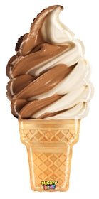 35" Mighty Ice Cream Cone Balloon - Betallic