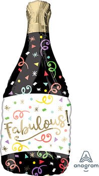 36" Confetti Bubbly Bottle