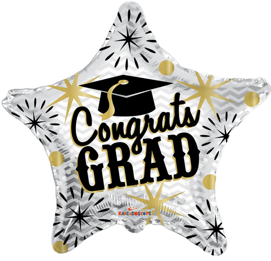 36" Congrats Grad Cap (5ct) - Conver USA