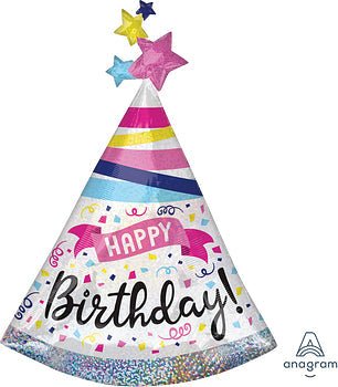 36" Happy Birthday Sparkle Hat