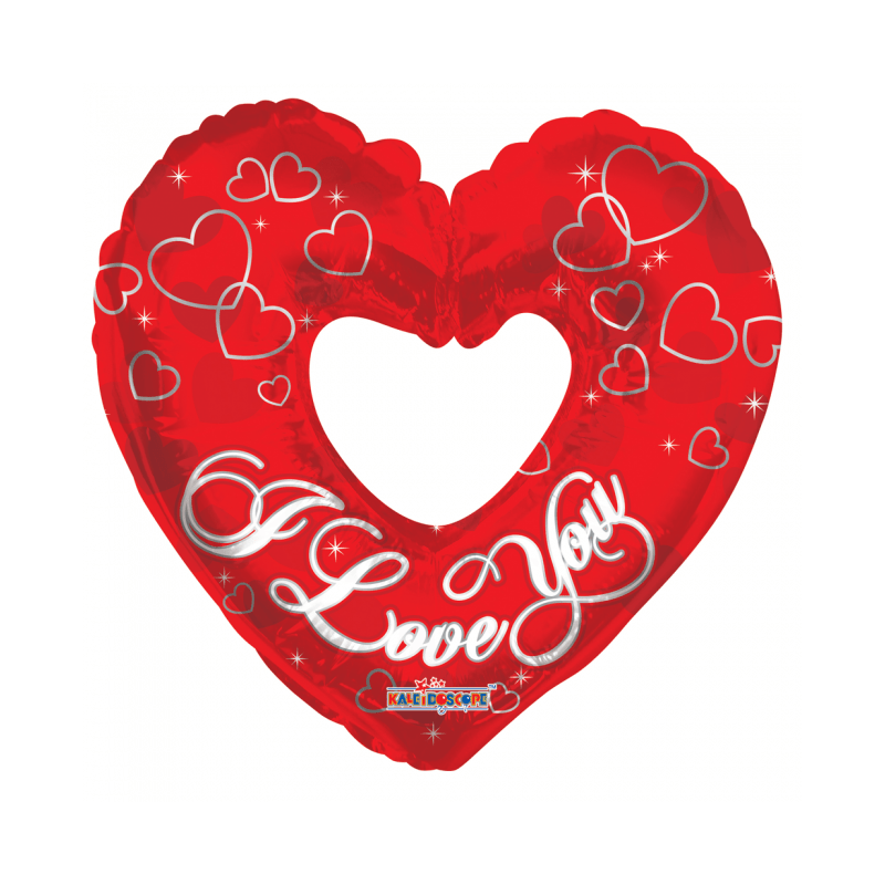 36" I Love You - Silver Heart (5ct) - Conver USA