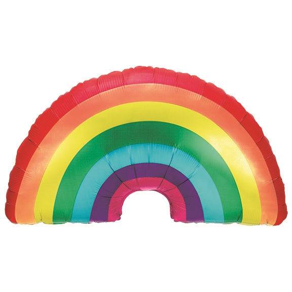 36" RAINBOW Shaped Foil Balloon (PKG)
