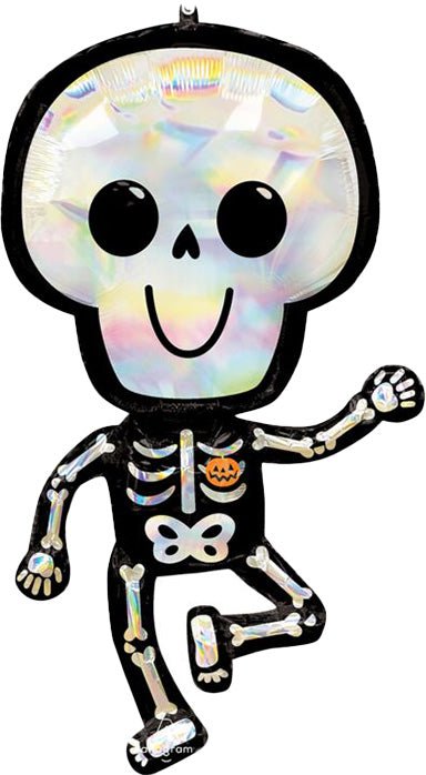 37" Iridescent Bare Bones Skeleton