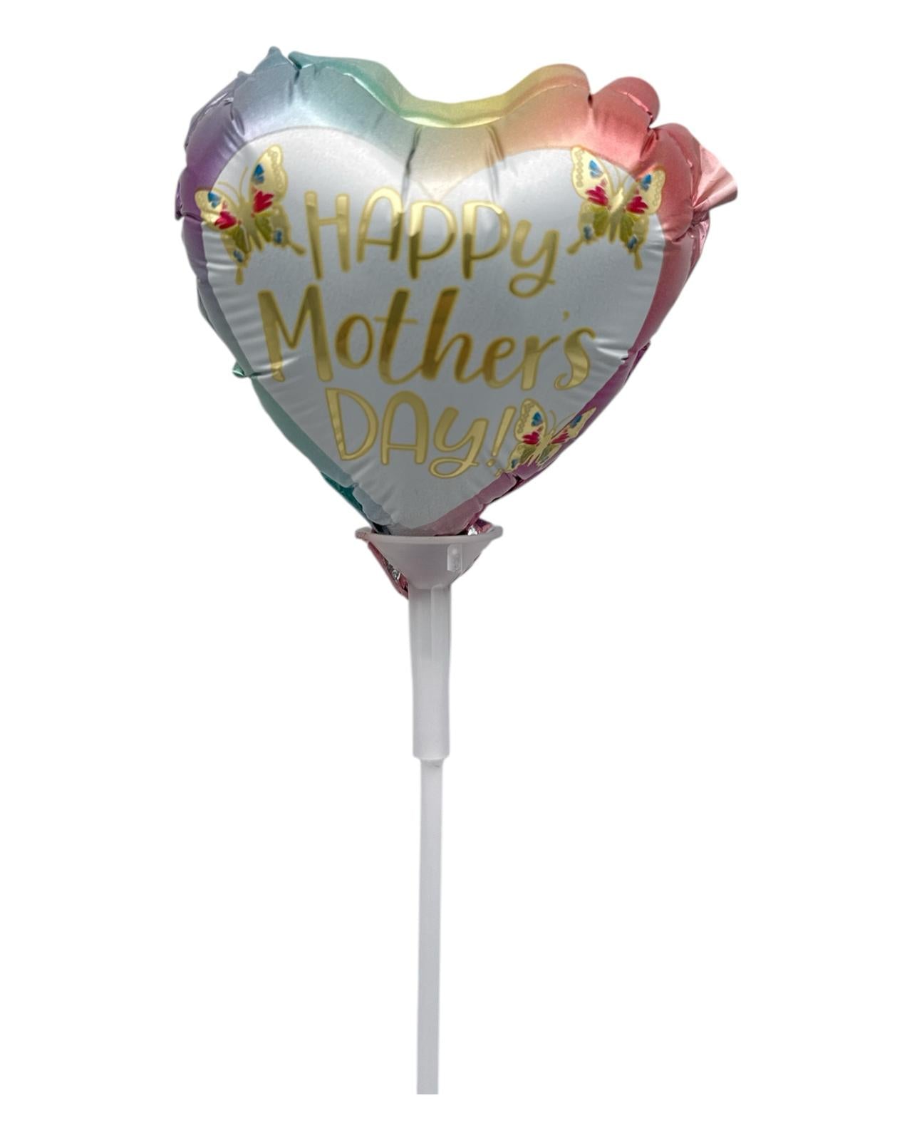 4" Happy Mother's Day with Butterflies - 100ct  - Party America