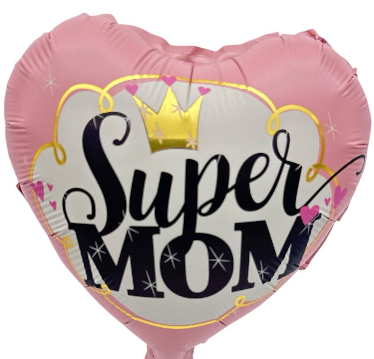 9" Super Mom Heart - 100ct  - Party America