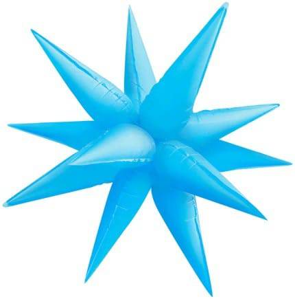 40" Neon Exploding Stars Balloon - Winner Party