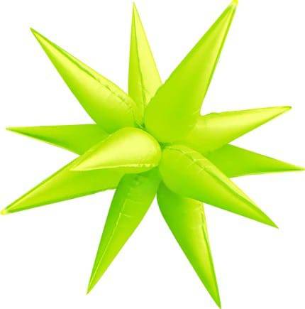 40" Neon Exploding Stars Balloon - Winner Party