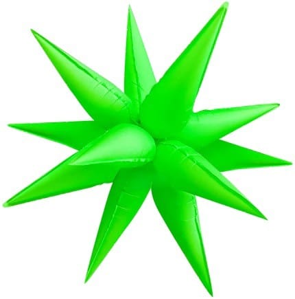 40" Neon Exploding Stars Balloon - Winner Party
