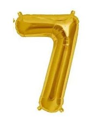 42" Balloon Numbers - Gold