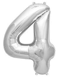 42" Silver Foil Numbers (Winner Party)