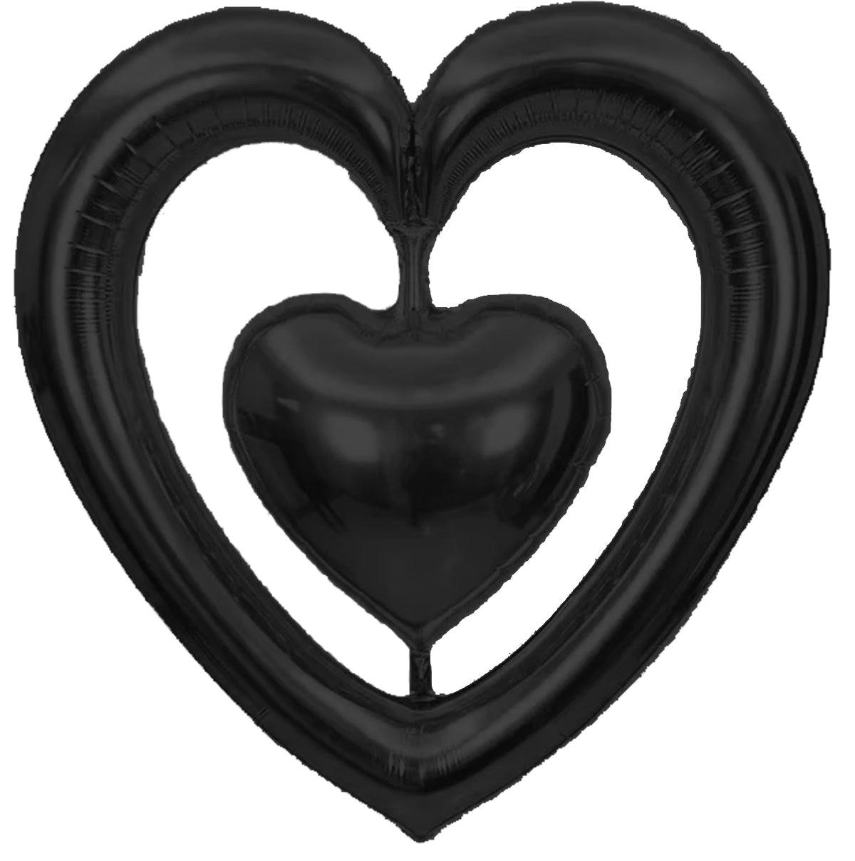 44" Heart - To - Heart - Black
