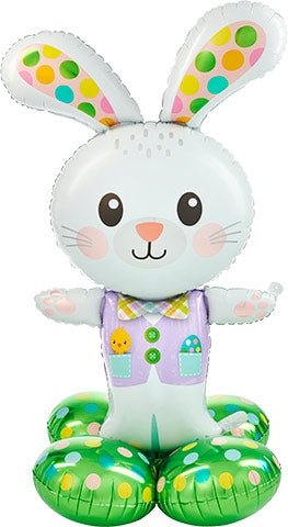 48" AirLoonz - Spotted Easter Bunny