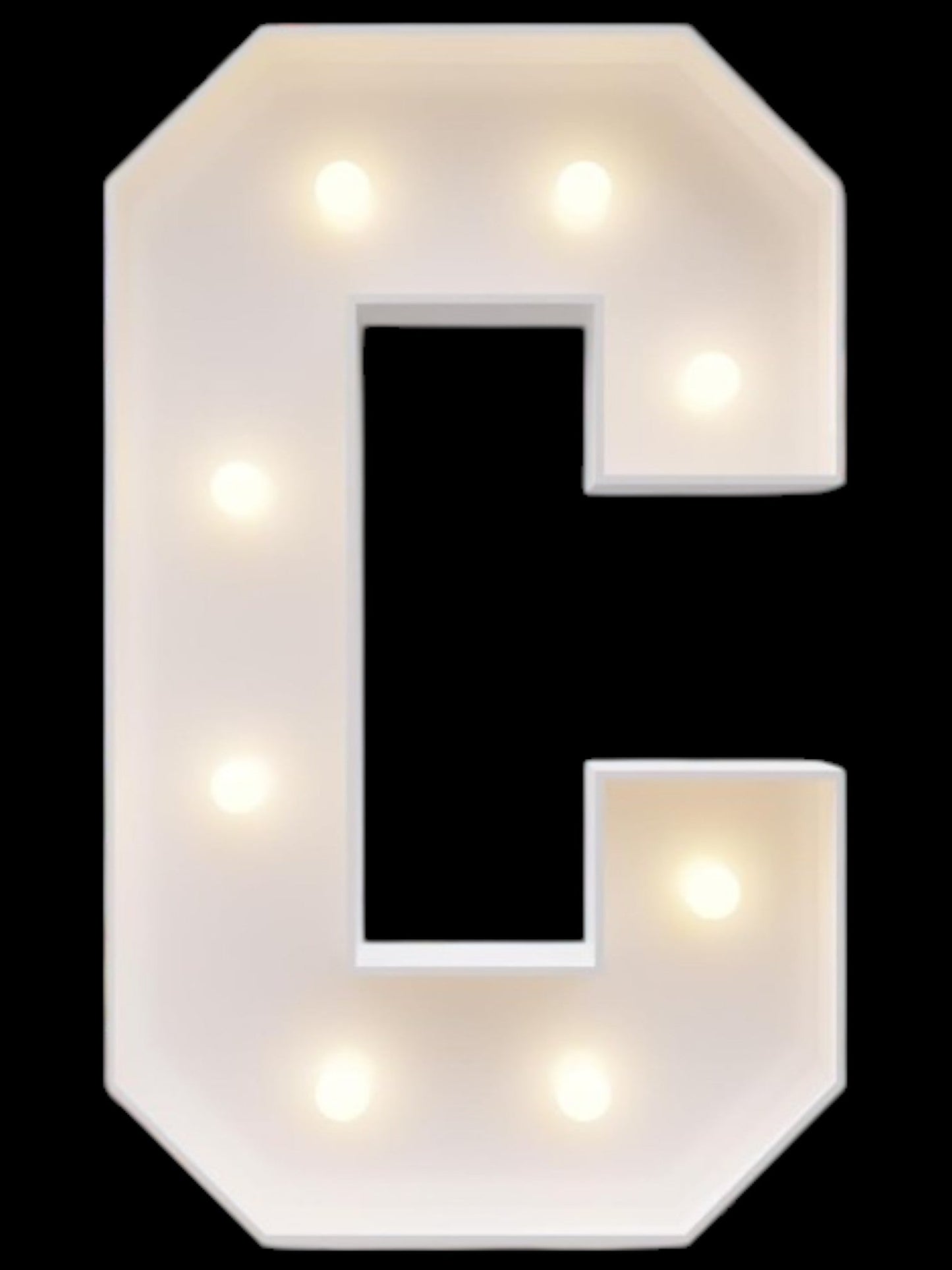 4ft Marquee Metal Letters with lights