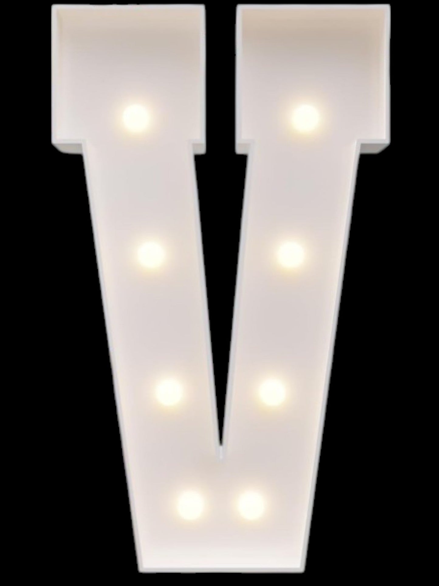 4ft Marquee Metal Letters with lights