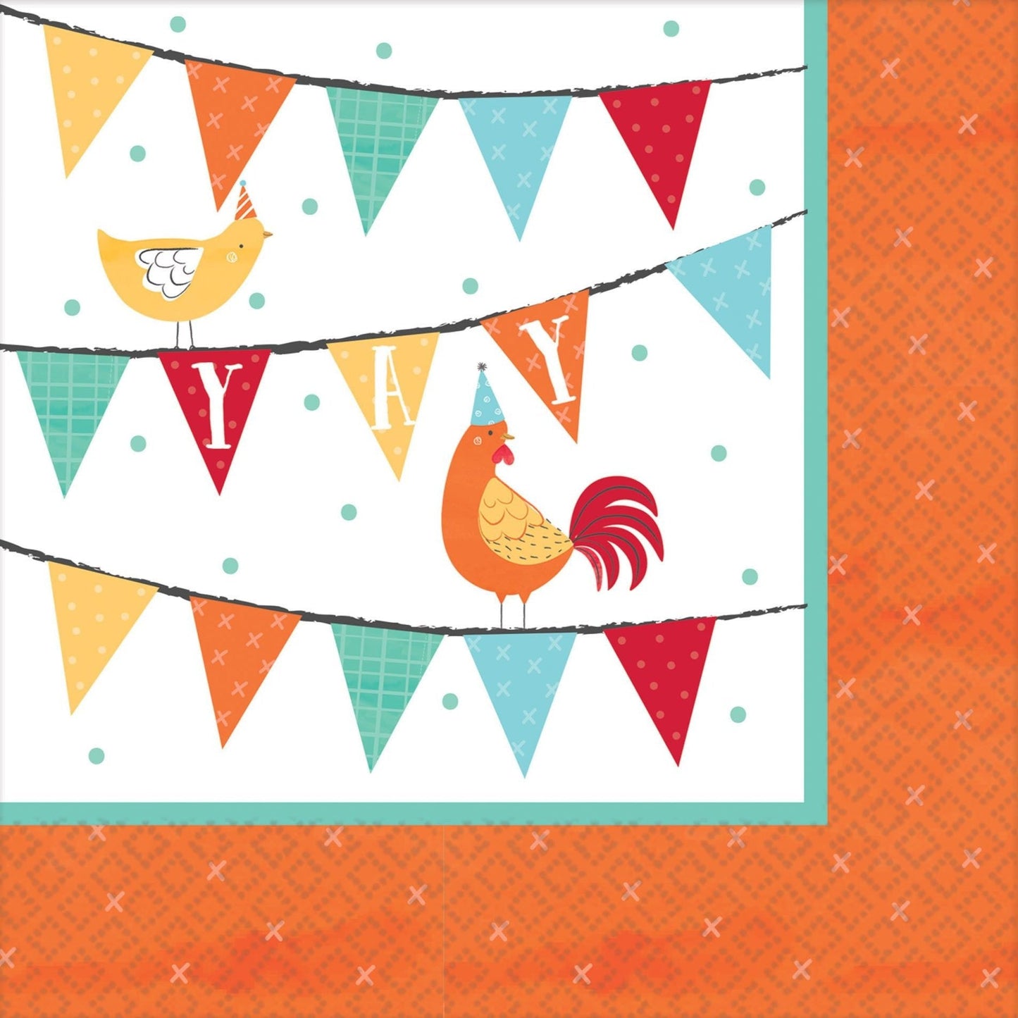 5" Beverage Napkins - Barnyard Birthday (36ct)
