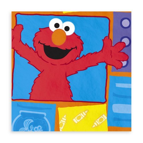 5" Beverage Napkins - Elmo Loves You (16ct)