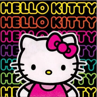 5" Beverage Napkins - Hello Kitty Neon (16ct)