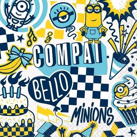 5" Beverage Napkins - Minions (16ct)