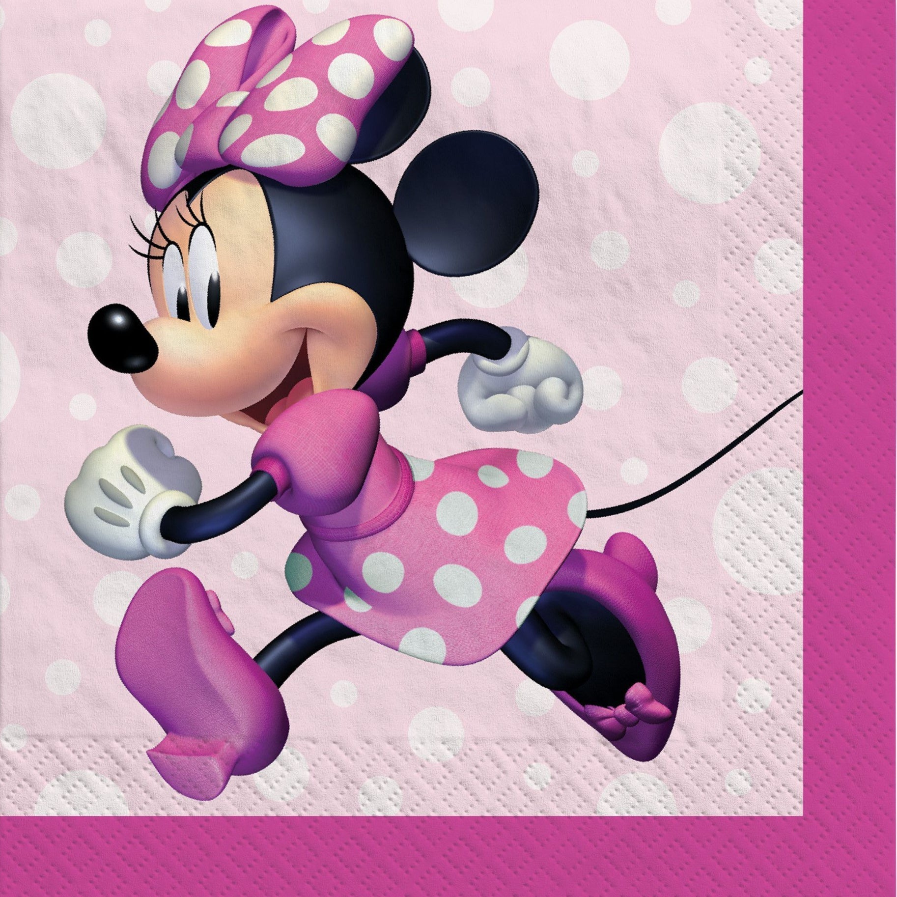 5" Beverage Napkins - Minnie Mouse Forever (16ct)